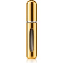 Die Grup Tr Doldurulabilir Seyahat Boy Cep Parfüm Şişesi, Sızdırmaz Sprey Atomizer, 5 ml (Altın)