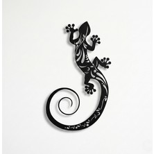 Die Grup Tr Metal Duvar Ar T- Kertenkele - 3D Duvar Silueti Metal Duvar Dekoru Ev Ofis Dekorasyonu Yatak Odası Oturma Odası Dekor Heykel (18 G x 30 Y/46X76CM)