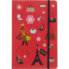 Die Grup Tr Scrikss Paris Çizgili Defter A5