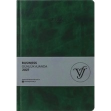Victoria's Journals Business 2027 Günlük Ajanda 17x24cm Sert Kapak Ivory 80gr. Ayraçlı