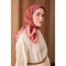Silk Home Twill Ipek Eşarp Mihenk Bordo