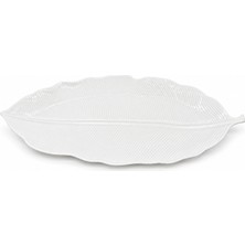 Easy Life Collection's  Beyaz Porselen Servis Tabağı - 39 x 16 cm