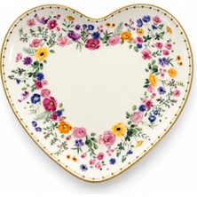 Easy Life Collection's Kalp Şeklinde Porselen Tabak - 20 x 19 cm
