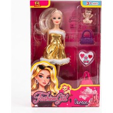 Kaia Life NZM-616 Fashıon Gırl Set Oyuncak Manken Bebek