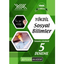 Pegem Akademi̇ Yökdil Sosyal Bilimler Tamamı Çözümlü 5 Deneme