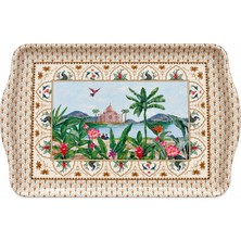 Easy Life Collection's Paradis Sauvage Kulplu Tepsi - 46 × 32 cm