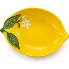 Easy Life Collection's  Porselen Limon Şeklinde Kase - 15 x 11 cm