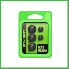 Astraltech Samsung Galaxy S23 Ultra Uyumlu Raze Metal Kamera Lens - Siyah Bezoss
