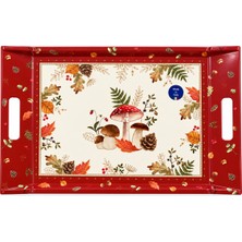Easy Life Collection's Kulplu Melamin Tepsi - 47 x 31 cm