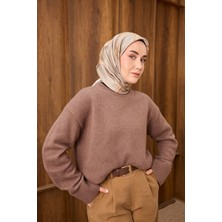 Silk Home Twill Ipek Eşarp Belt Print Gümüş