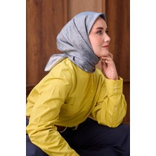 Silk Home Twill Ipek Eşarp Monokromatik Bebe Mavisi