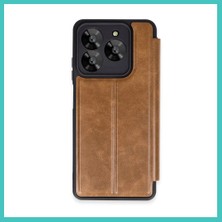 Ny Joy General Mobile Era 30 Kılıf Flip Cover - Taba Nyjoybz