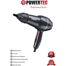 Powertec TR-801 Profesyonel Saç Kurutma & Fön Makinesi Antrasit Silver