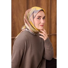 Silk Home Twill Ipek Eşarp Painterly Yeşil