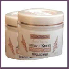 Bezos Three Brand Arnavutkremi 2 Adet Whitens Cream Tümbölge Kremi 100 ml Bhs