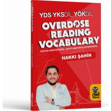 Owl Publishing Hakkı Hoca'dan Overdose Reading Vocabulary