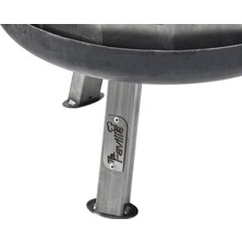 Cheffi Ham Metal Bombe Ateş Çukuru Bahçe Şöminesi Mangal 48CM