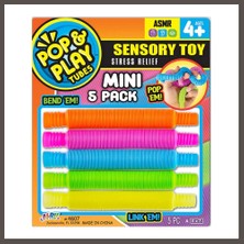 Nexora Living Pop & Play Tubes Duyusal Stres Oyuncağı Nessiworld 5'li Nxrlvng