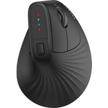 Throne Elıte Ergoflow Dikey Ergonomik Kablosuz Mouse – 2.4ghz + Bluetooth, 1600 Dpı, 20 Milyon Tıklama Ömrü