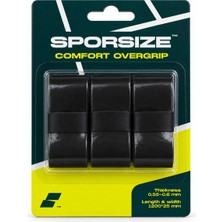 Sporsize Comfort Overgrip 3\'lü Raket Bandı Tenis Badminton Padel Squash Raketi Sap Sargısı Kaydırmaz Ter Emici