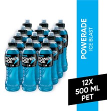 Powerade Ice Blast Enerji Içeceği 500 ml - 12'li Paket
