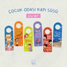 Karavan Çocuk Çocuk Odası Kapı Süsü (6'lı Set)