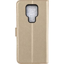 Morado Se siente Perfecto General Mobile GM20 Trend S Plus Kapaklı Telefon Kılıf - Gold