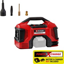Einhell Akülü Hava Kompresörü PRESSITO 18/21 4020467 | PXC | 18 V | 10,5 bar | 21 l/dk emiş gücü | 18.000 dev/dk | yağsız | akü hariç