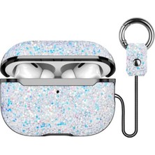 Birsence Onegif Airpods 2 (2.nesil) Bright Simli Airpods Kapak - Gümüş