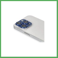 Astraltech iPhone 13 Pro Max Uyumlu Pers Alüminyum Kamera Lens - Lacivert Bezoss
