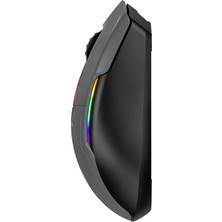 Valor Type-B M1 Air Tri-Mode Pixart PAW3311 12.800 Dpı Kablosuz Gaming Mouse – Bluetooth 5.3, 2.4ghz & Type-C Kablolu, , 79G Hafif Oyuncu Faresi, Rgb Aydınlatmalı (Gri - Siyah)