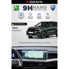 S-Dizayn Opel Frontera 10 Inç 9h Nano Multimedya Ekran Koruyucu (Parlak) 2025 Üzeri A+ Kalite