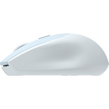 Throne Nebula Air Pixart PAW3065 Sensör Çift Modlu Kablosuz Sessiz Mouse – Bluetooth & 2.4ghz Dual Mode, , Esnek Silikon Gövde, Silent Click (Sessiz Tıklama), Pc/mac/tablet Uyumlu (Mavi)