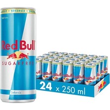 Red Bull Enerji Içeceği Şekersiz 250 ml x 24 Adet