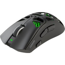 Throne Catalyst Core Pixart PAW3311 16.000 Dpı Rgb Tri-Mode Kablosuz Gaming Mouse – Bluetooth, 2.4ghz & Type-C Kablolu, Ultra Hafif Oyuncu Faresi (Toxic Green)