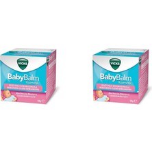 Vicks Baby Balm 50 gr 2 Kutu Hassas Ciltler İçin Aloe Vera Özlü Nemlendirici
