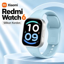 Yesnice Xiaomi Redmi Watch 6 Uyumlu Silikon Saat Kordonu Klasik Tasarım Yumuşak ve Esnek Kayış