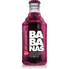 Babanas Ahududu & Frenk Üzümü Aromalı Gazoz 250 ml (24'lü Koli)