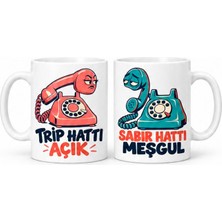 Bşk Virgo Trip Hattı 2'li Porselen Kupa Seti - Model 795 BSK2026