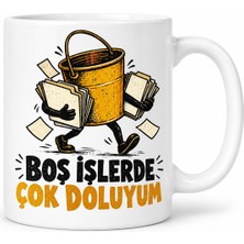 Nida Boş Işler Tasarımlı Porselen Kupa - Model 775 Nıda