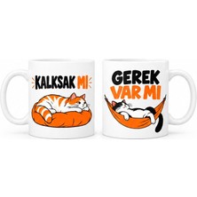 Trendexa Iki Tembel 2'li Porselen Kupa Seti - Model 794 Mac