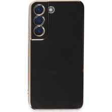 Bezos Samsung Galaxy Uyumlu, S21 Kılıf Volet Silikon - Siyah