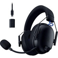 Str Store Blackshark V3 For Playstation - Kablosuz E-Spor Kulaklık - Triforce 50MM Sürücü - Çıkarılabilir Geniş Bant Mikrofon - Hyperspeed 2,4 Ghz & Bluetooth - Thx Audio - Ps5/pc | Siyah