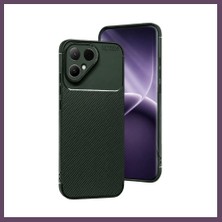 Bezos Tecno Pova Curve 2 5g Auto Focus Karbon Kapak - Koyu Yeşil Bhs