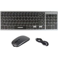 Str Store K835 Çift Modlu Kablosuz Klavye – 2.4 Ghz + Bluetooth 3.0/5.0, Şarj Edilebilir, Çoklu Cihaz Desteği