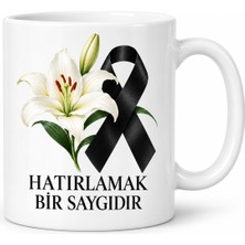 Burada Bulabilirsin Buradabulabilirsin Sessiz Anma Tasarımlı Porselen Kupa - Model 785 Bbz