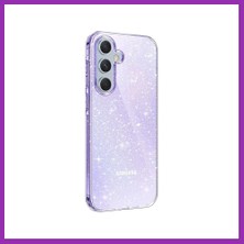 Salmore Samsung Galaxy A25 5g Uyumlu Kılıf Glow Kapak - Mor Bty