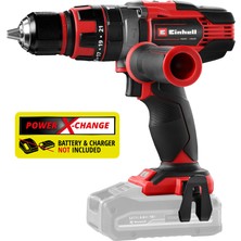 Einhell Akülü Darbeli Vidalama TE-CD 18/48 Li-i-Solo 4513926 | PXC | 18 V | 48 Nm | darbeli delme fonksiyonu | 13 mm metal mandren | 2 vites | LED aydınlatma | akü hariç