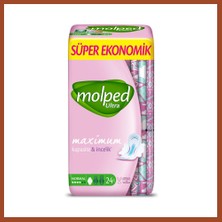 Molped Ultra Hijyenik Anatomik Ped Normal Süper Eko 24 Adet Pro