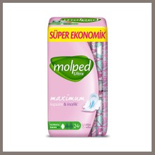Molped Ultra Hijyenik Anatomik Ped Normal Süper Eko 24 Adet Rns